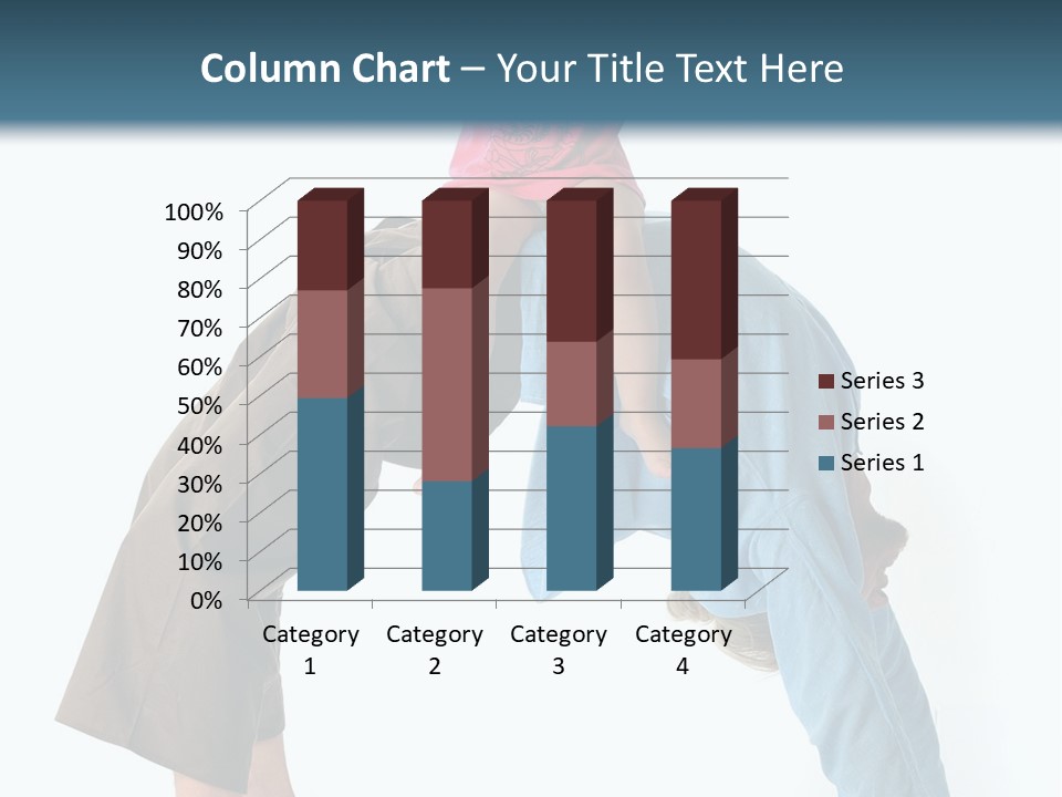 A Man Holding A Little Girl On His Back PowerPoint Template