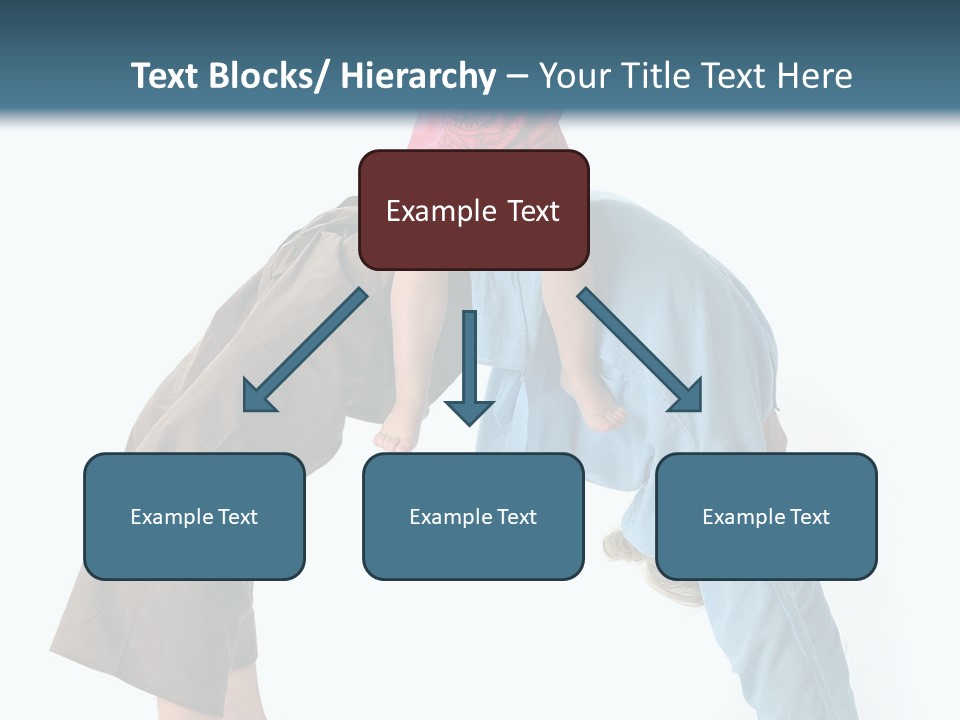 A Man Holding A Little Girl On His Back PowerPoint Template