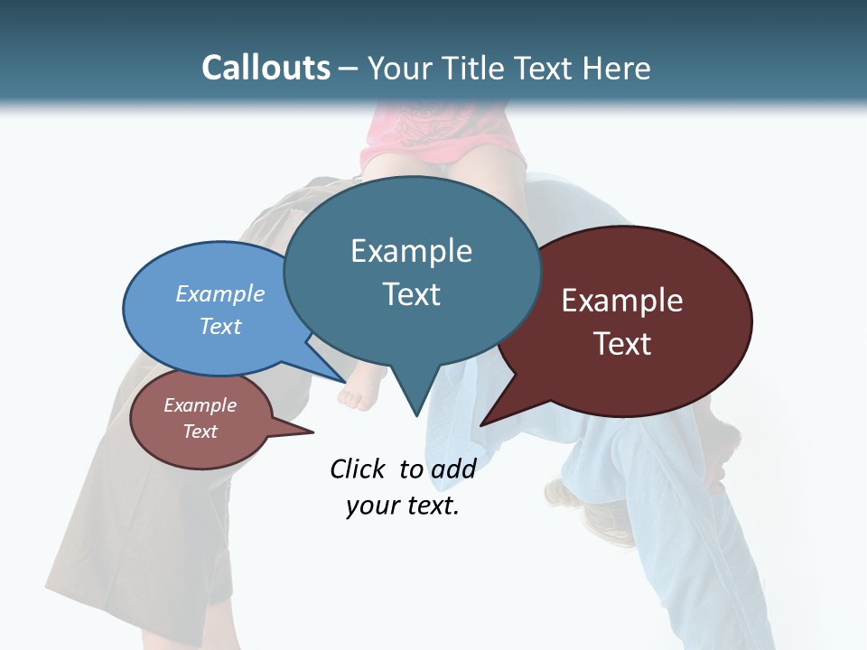 A Man Holding A Little Girl On His Back PowerPoint Template