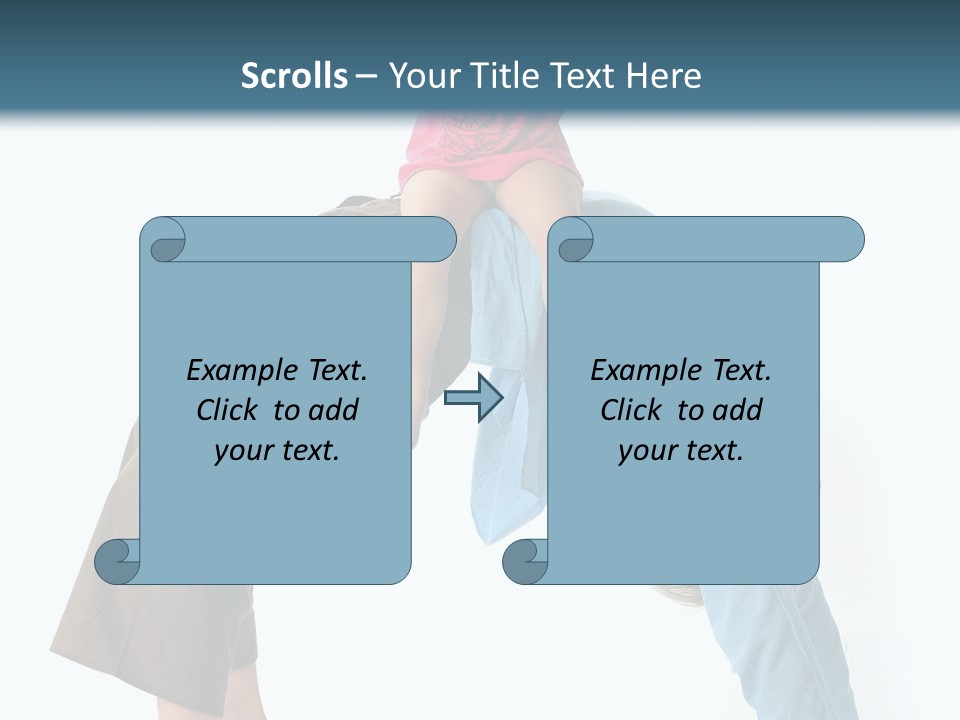 A Man Holding A Little Girl On His Back PowerPoint Template
