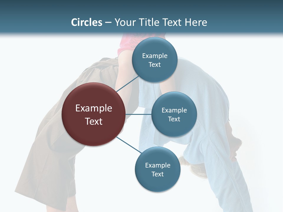 A Man Holding A Little Girl On His Back PowerPoint Template