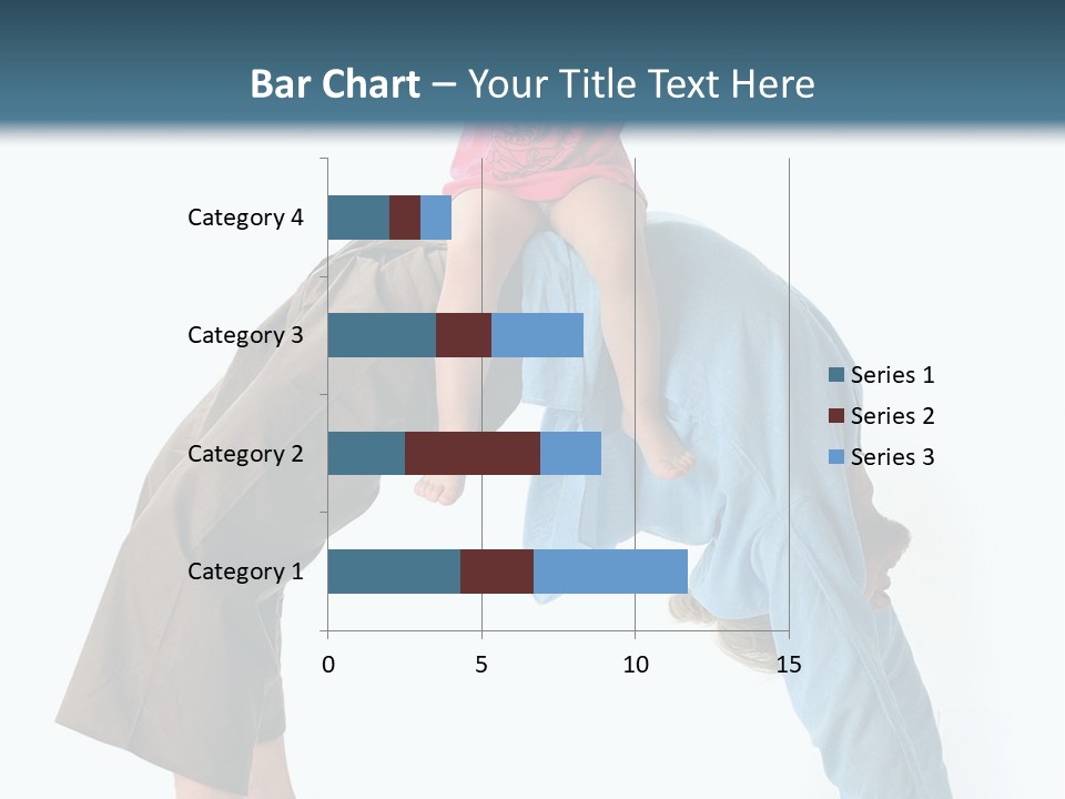 A Man Holding A Little Girl On His Back PowerPoint Template