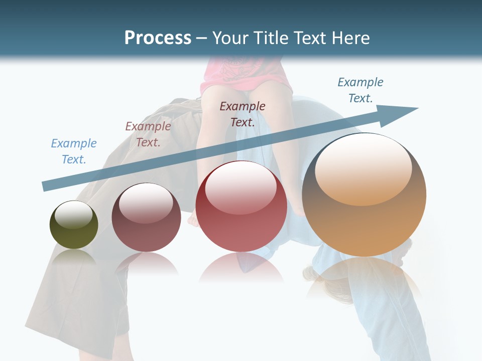 A Man Holding A Little Girl On His Back PowerPoint Template