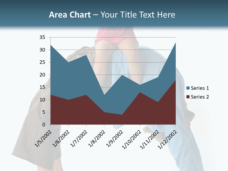 A Man Holding A Little Girl On His Back PowerPoint Template