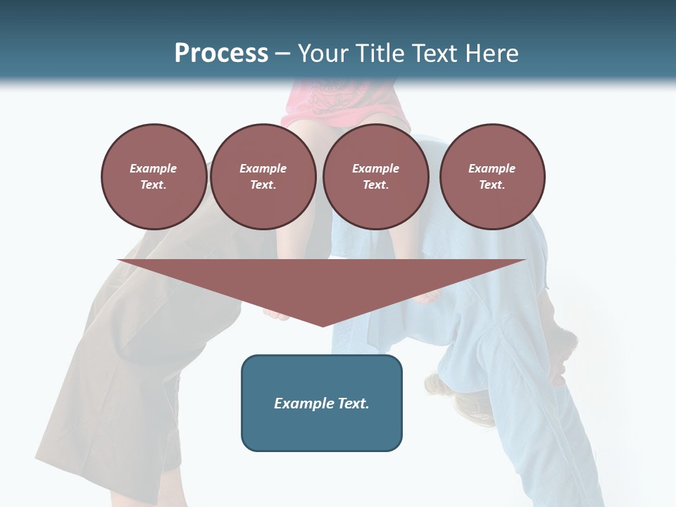 A Man Holding A Little Girl On His Back PowerPoint Template