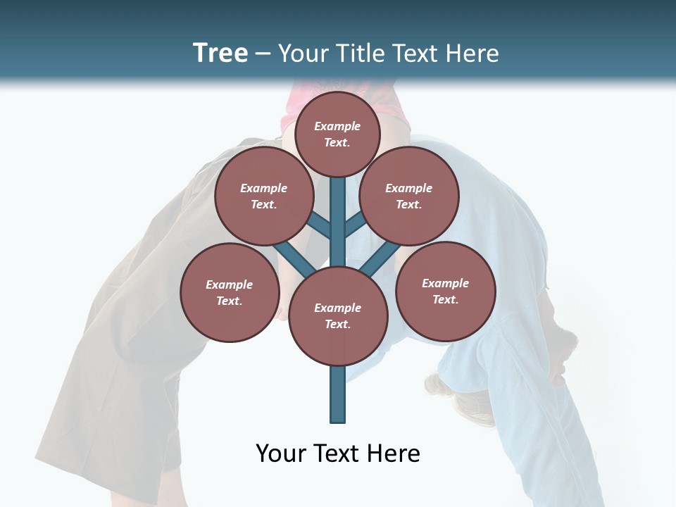 A Man Holding A Little Girl On His Back PowerPoint Template