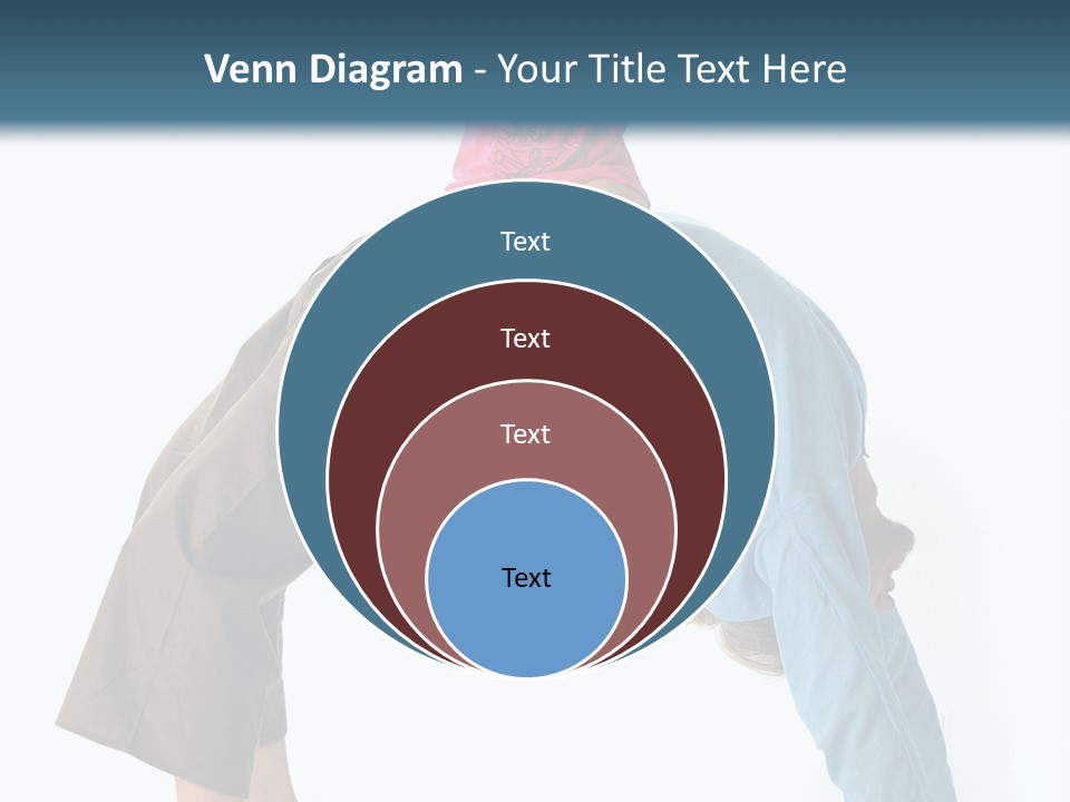 A Man Holding A Little Girl On His Back PowerPoint Template