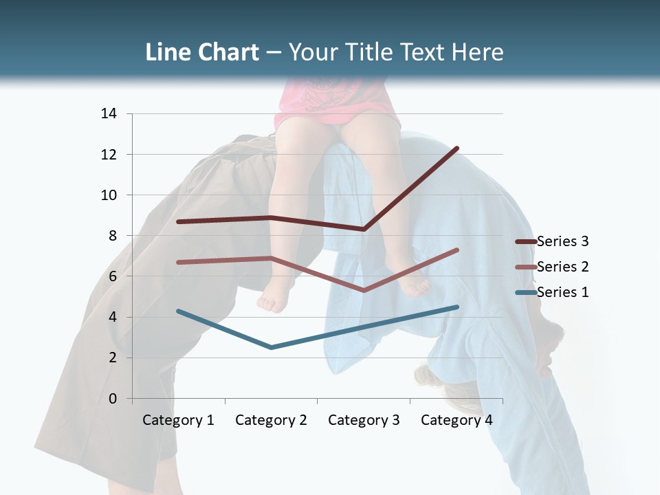 A Man Holding A Little Girl On His Back PowerPoint Template