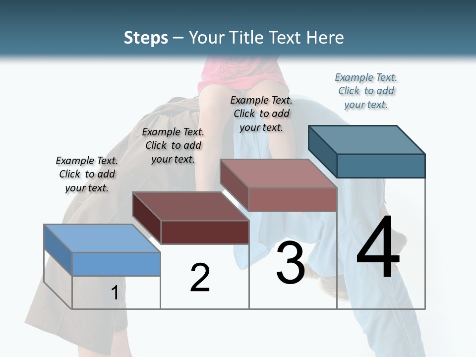 A Man Holding A Little Girl On His Back PowerPoint Template