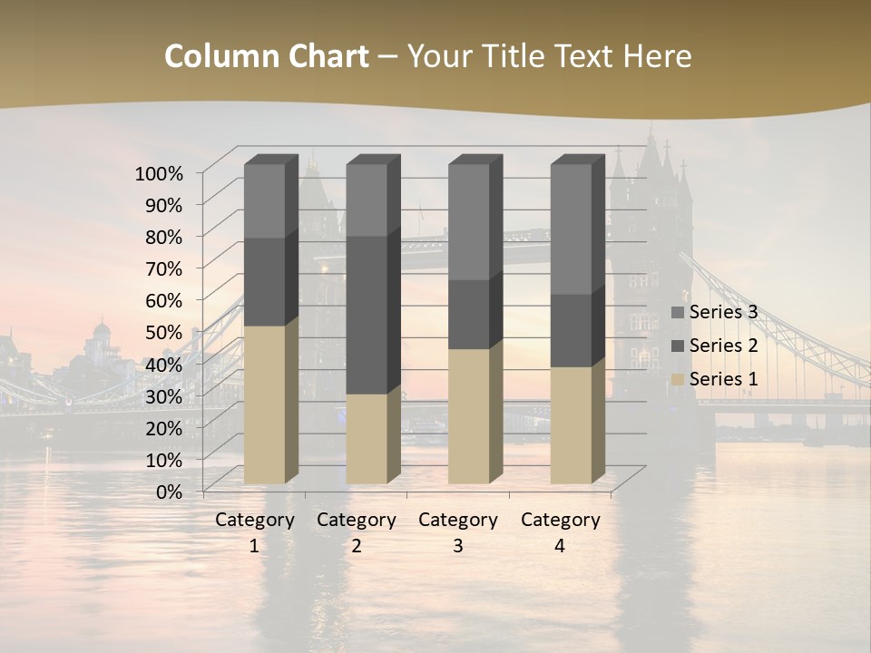A Bridge Over A Body Of Water With A Sunset In The Background PowerPoint Template