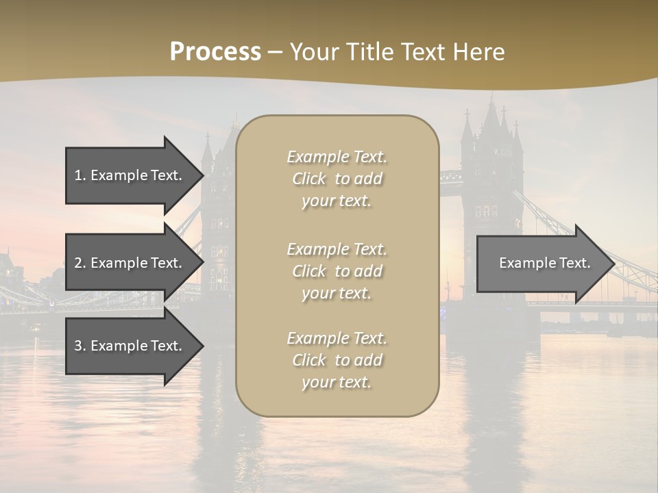 A Bridge Over A Body Of Water With A Sunset In The Background PowerPoint Template