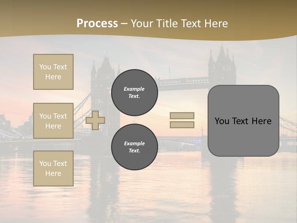 A Bridge Over A Body Of Water With A Sunset In The Background PowerPoint Template