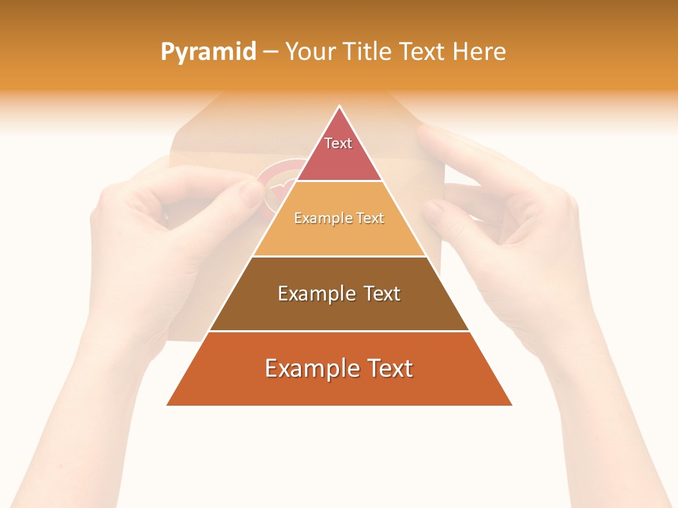 A Person Holding A Piece Of Paper With A Magnet On It PowerPoint Template