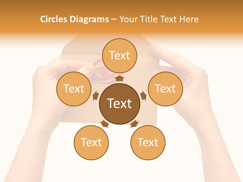 A Person Holding A Piece Of Paper With A Magnet On It PowerPoint Template