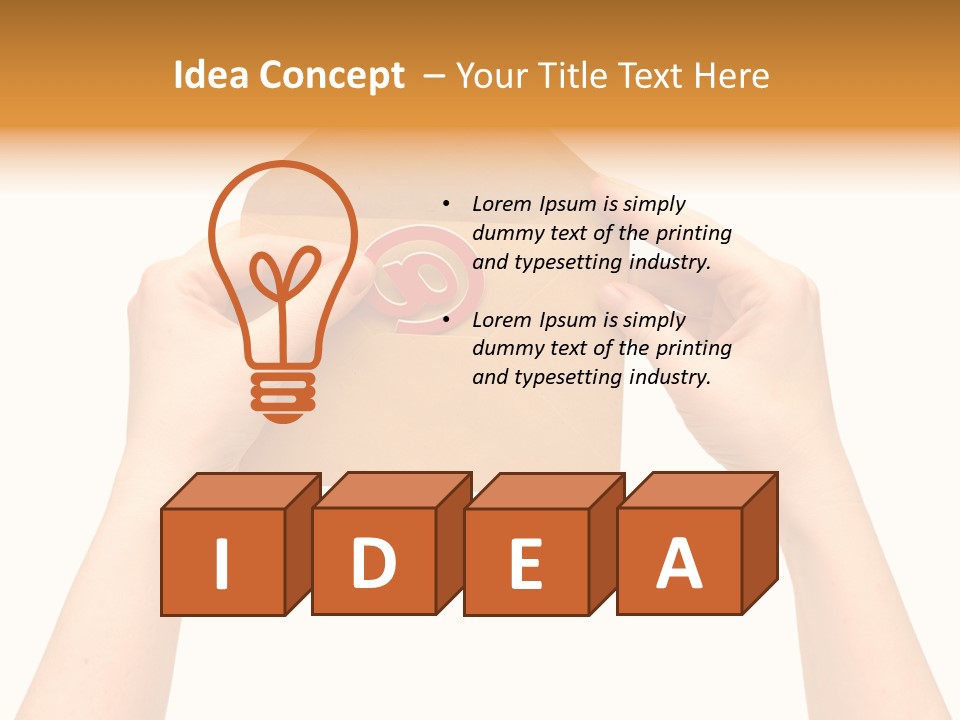 A Person Holding A Piece Of Paper With A Magnet On It PowerPoint Template