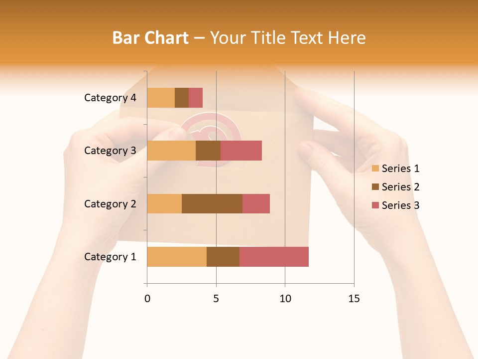 A Person Holding A Piece Of Paper With A Magnet On It PowerPoint Template
