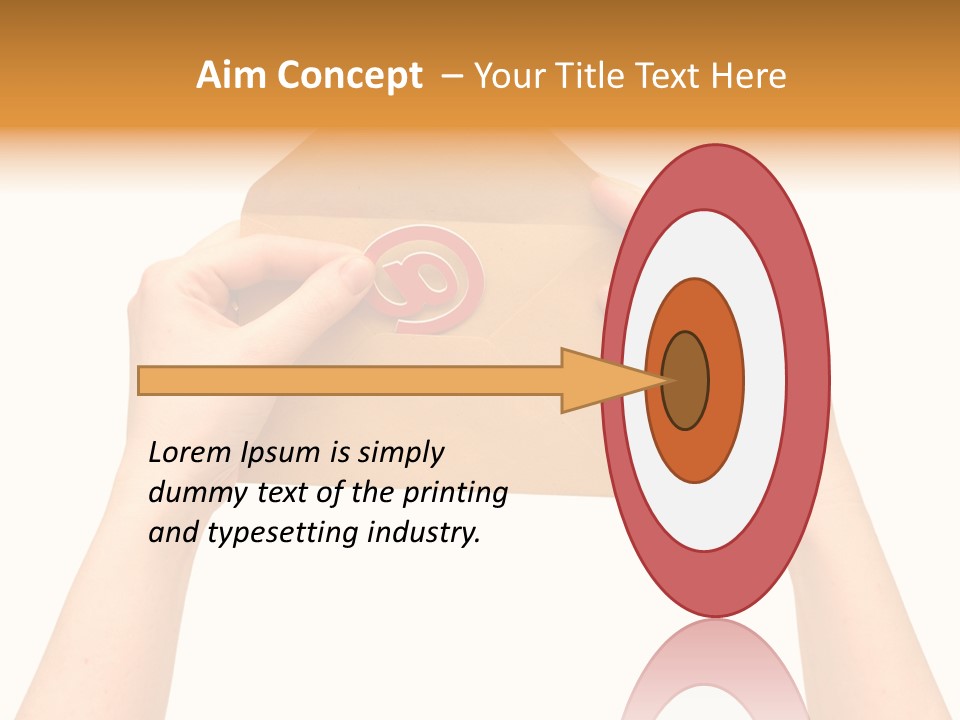 A Person Holding A Piece Of Paper With A Magnet On It PowerPoint Template