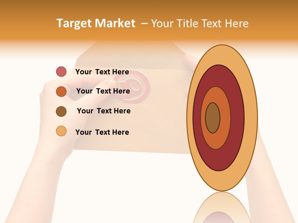 A Person Holding A Piece Of Paper With A Magnet On It PowerPoint Template