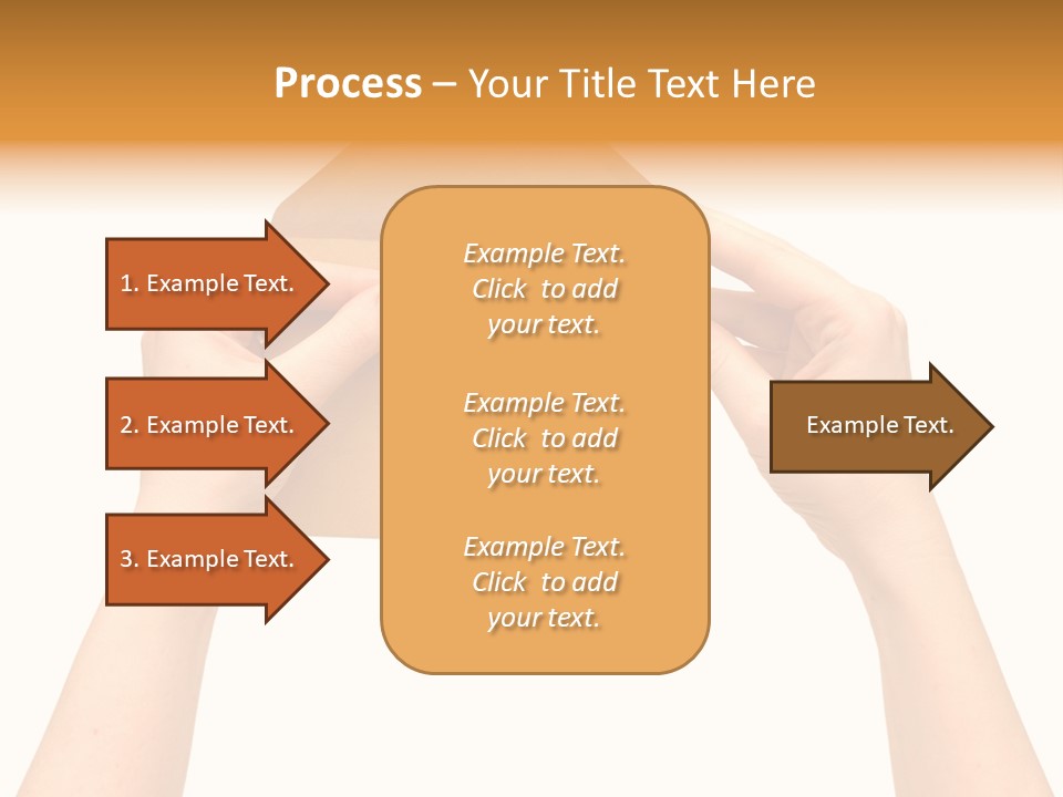 A Person Holding A Piece Of Paper With A Magnet On It PowerPoint Template