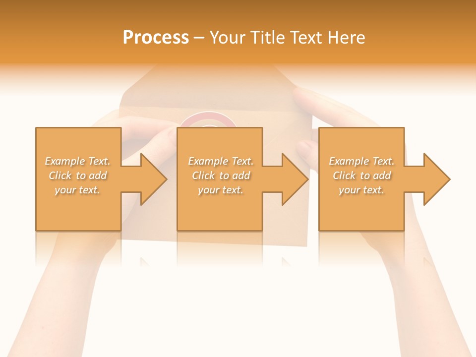 A Person Holding A Piece Of Paper With A Magnet On It PowerPoint Template