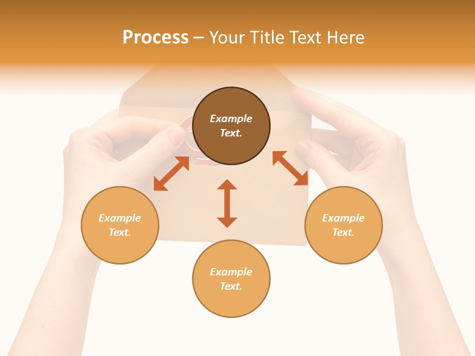A Person Holding A Piece Of Paper With A Magnet On It PowerPoint Template