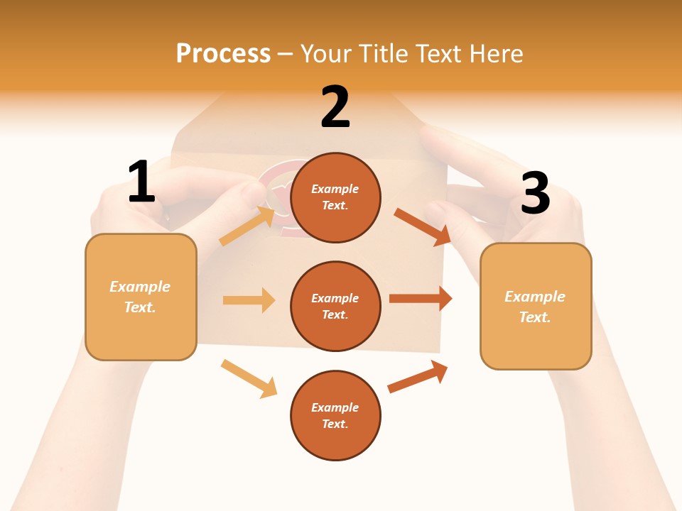 A Person Holding A Piece Of Paper With A Magnet On It PowerPoint Template