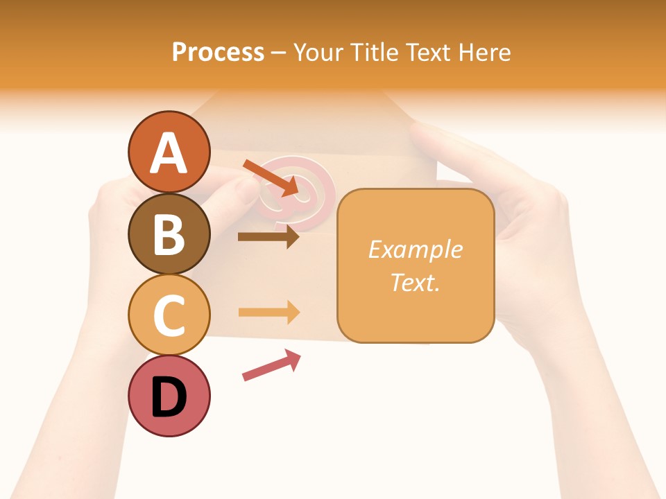 A Person Holding A Piece Of Paper With A Magnet On It PowerPoint Template