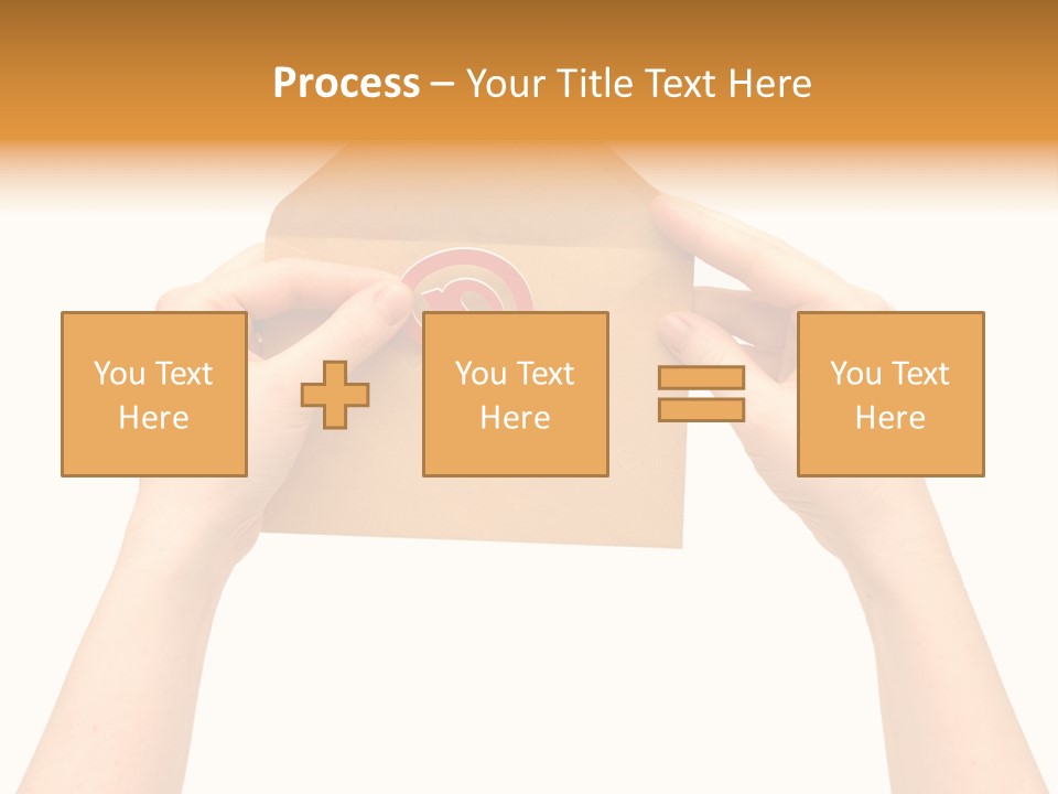 A Person Holding A Piece Of Paper With A Magnet On It PowerPoint Template