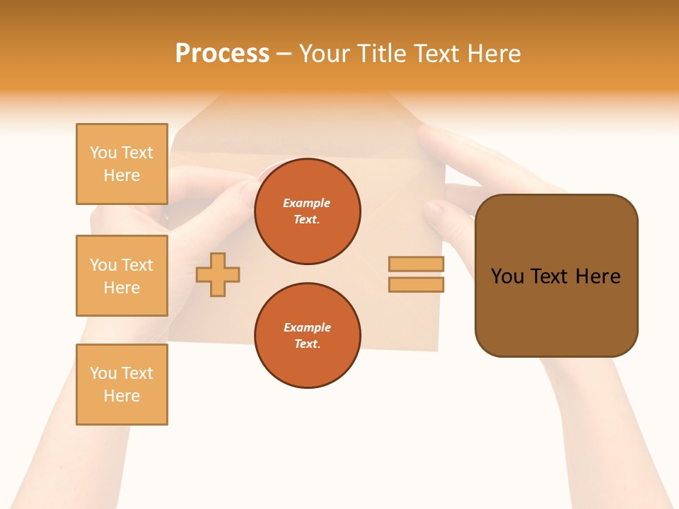 A Person Holding A Piece Of Paper With A Magnet On It PowerPoint Template