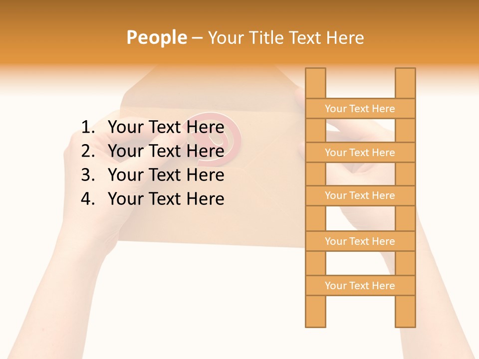 A Person Holding A Piece Of Paper With A Magnet On It PowerPoint Template