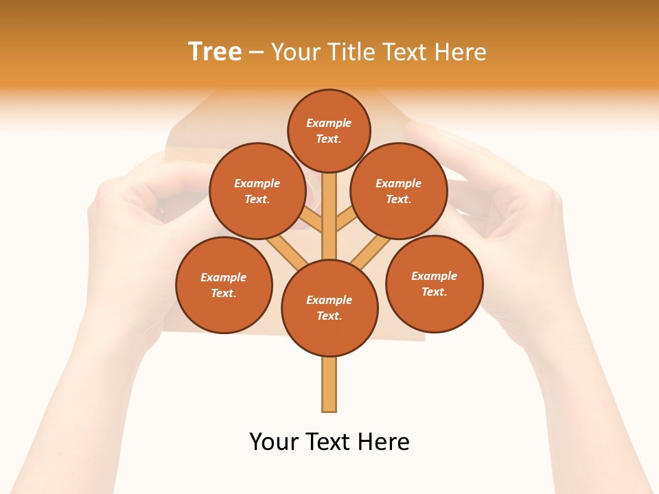 A Person Holding A Piece Of Paper With A Magnet On It PowerPoint Template