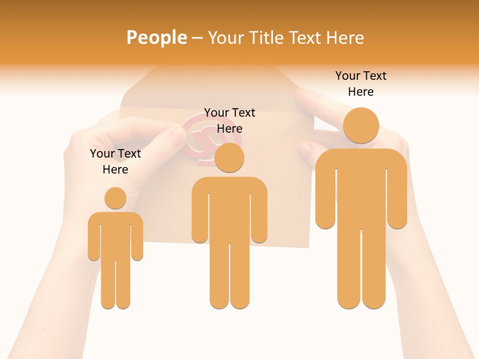 A Person Holding A Piece Of Paper With A Magnet On It PowerPoint Template