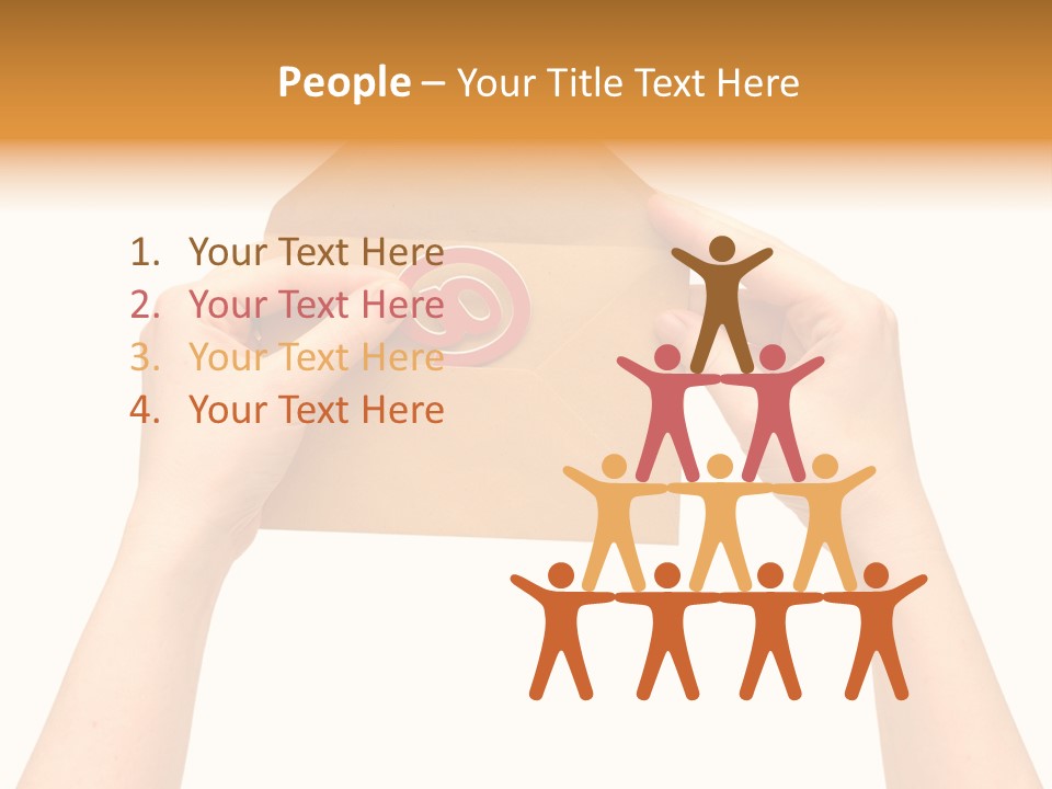 A Person Holding A Piece Of Paper With A Magnet On It PowerPoint Template