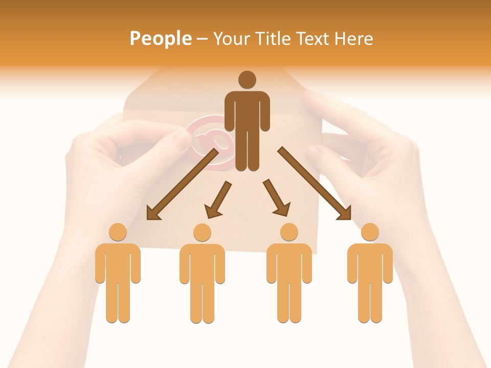 A Person Holding A Piece Of Paper With A Magnet On It PowerPoint Template