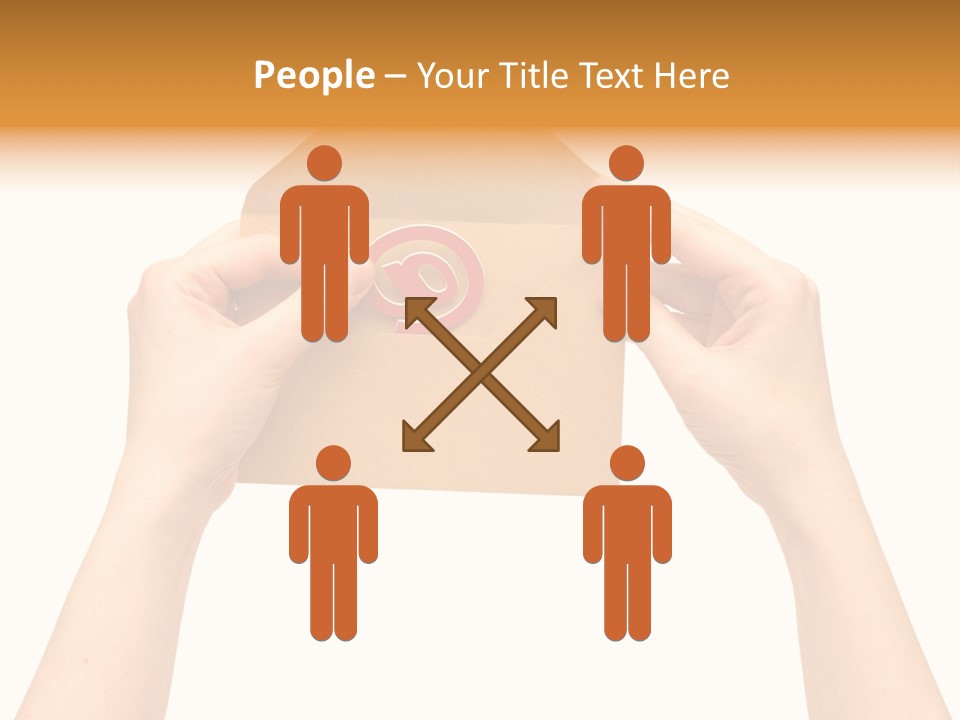 A Person Holding A Piece Of Paper With A Magnet On It PowerPoint Template