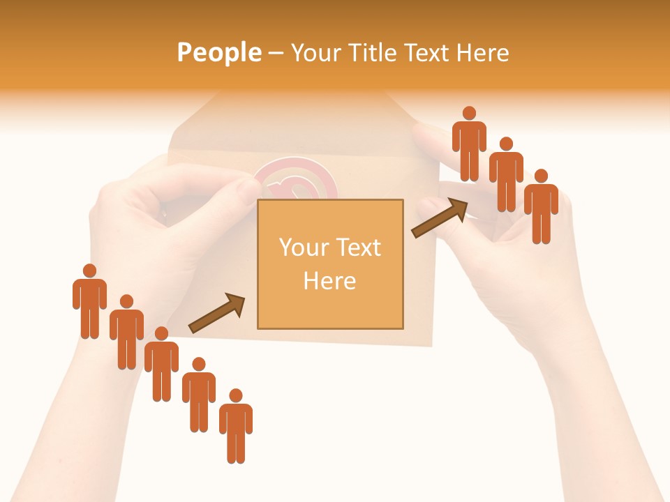A Person Holding A Piece Of Paper With A Magnet On It PowerPoint Template