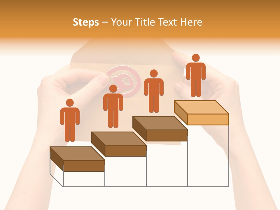 A Person Holding A Piece Of Paper With A Magnet On It PowerPoint Template