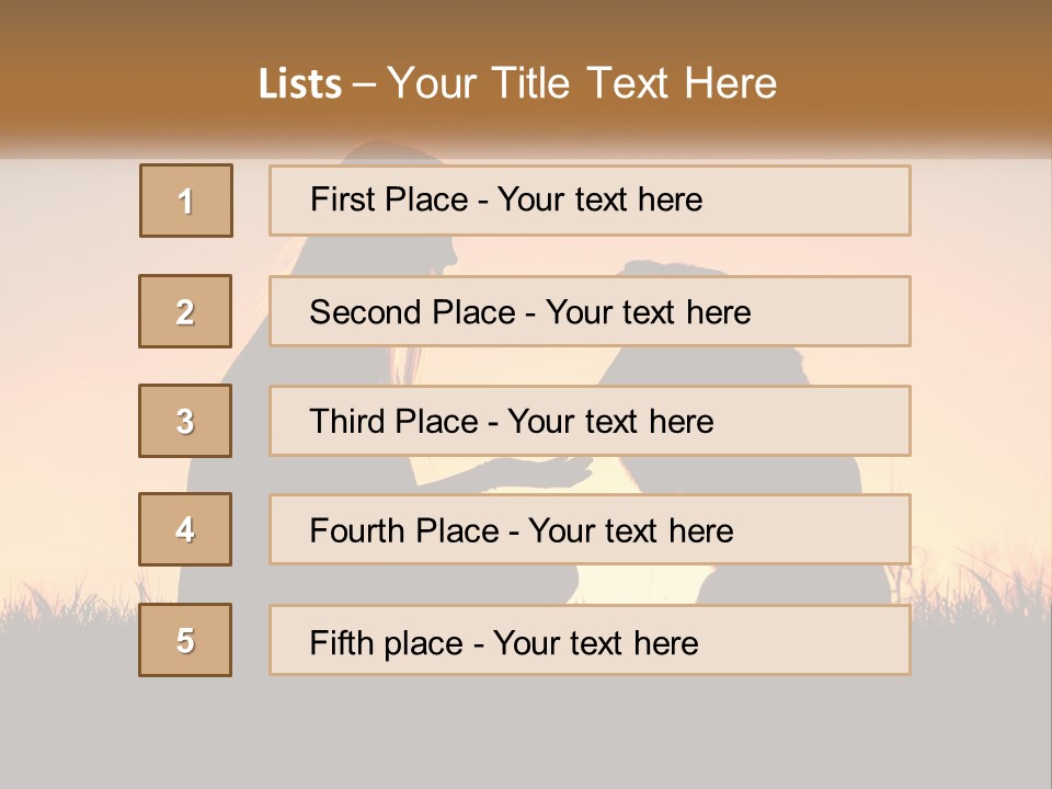 A Woman Sitting Next To A Dog On Top Of A Field PowerPoint Template