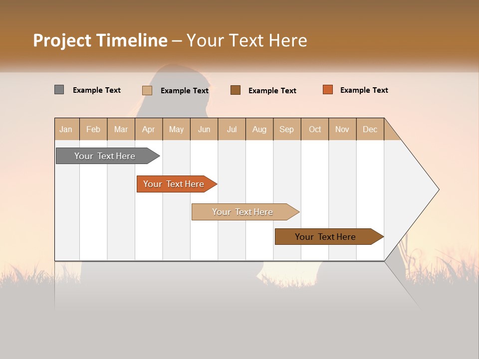 A Woman Sitting Next To A Dog On Top Of A Field PowerPoint Template