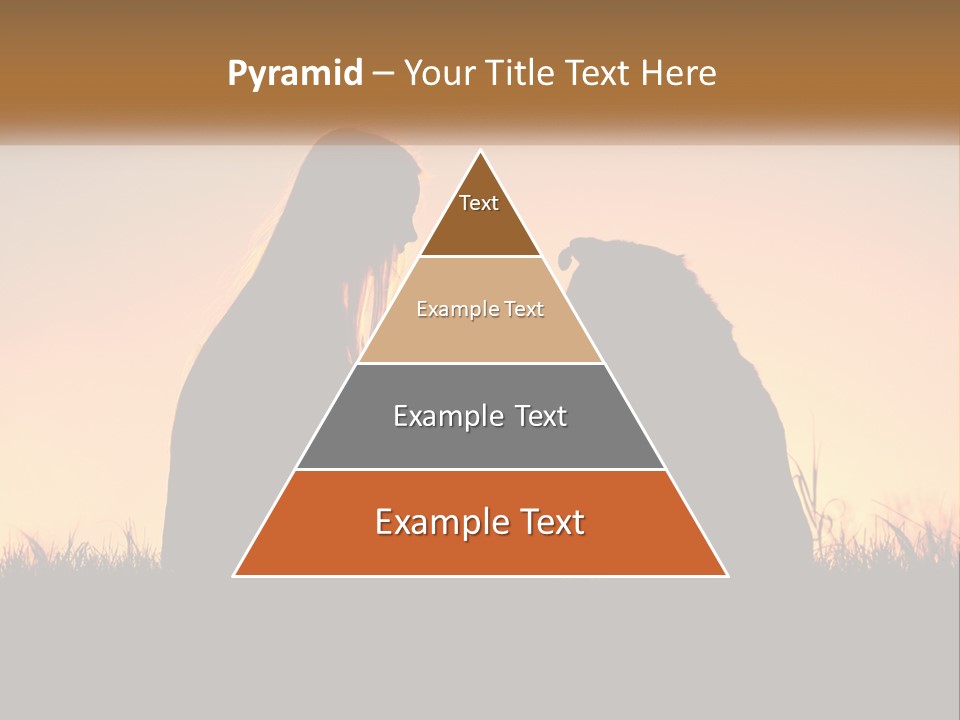 A Woman Sitting Next To A Dog On Top Of A Field PowerPoint Template