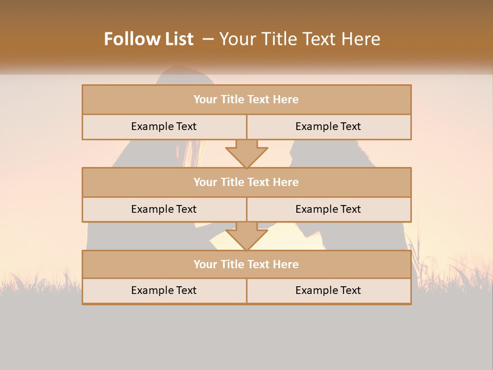 A Woman Sitting Next To A Dog On Top Of A Field PowerPoint Template