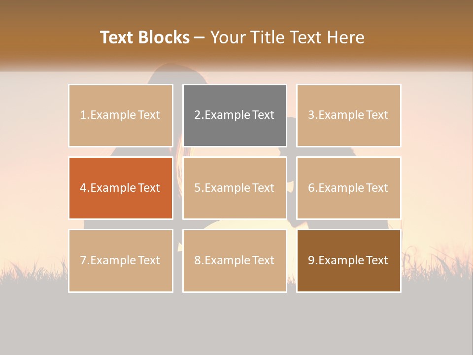 A Woman Sitting Next To A Dog On Top Of A Field PowerPoint Template