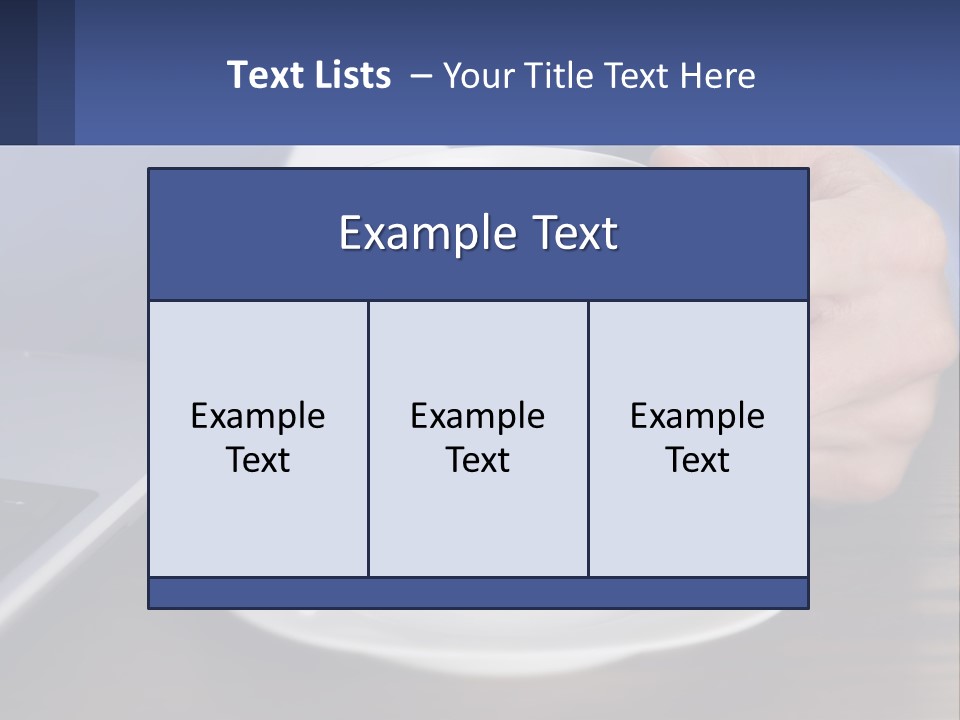 A Person Holding A Cup Of Coffee In Front Of A Laptop PowerPoint Template