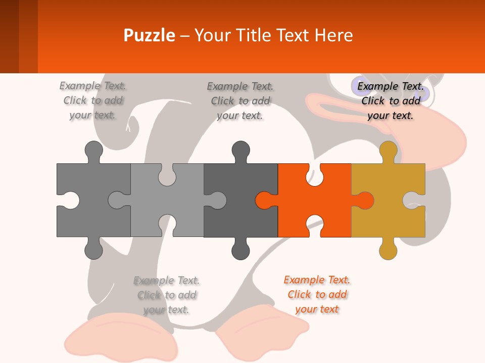 A Cartoon Penguin With A Name Tag On It PowerPoint Template