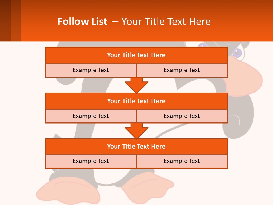 A Cartoon Penguin With A Name Tag On It PowerPoint Template