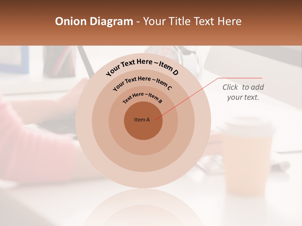 A Woman Writing On A Piece Of Paper Next To A Cup Of Coffee PowerPoint Template