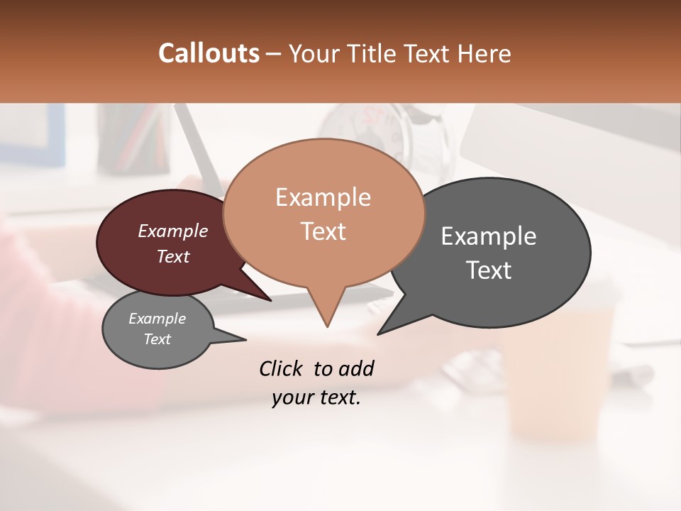 A Woman Writing On A Piece Of Paper Next To A Cup Of Coffee PowerPoint Template