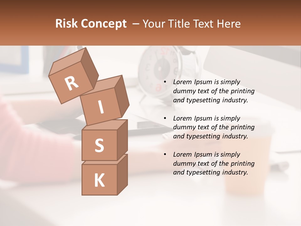 A Woman Writing On A Piece Of Paper Next To A Cup Of Coffee PowerPoint Template