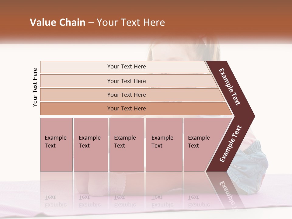 A Little Girl Sitting On A Mat With Her Feet On The Ground PowerPoint Template