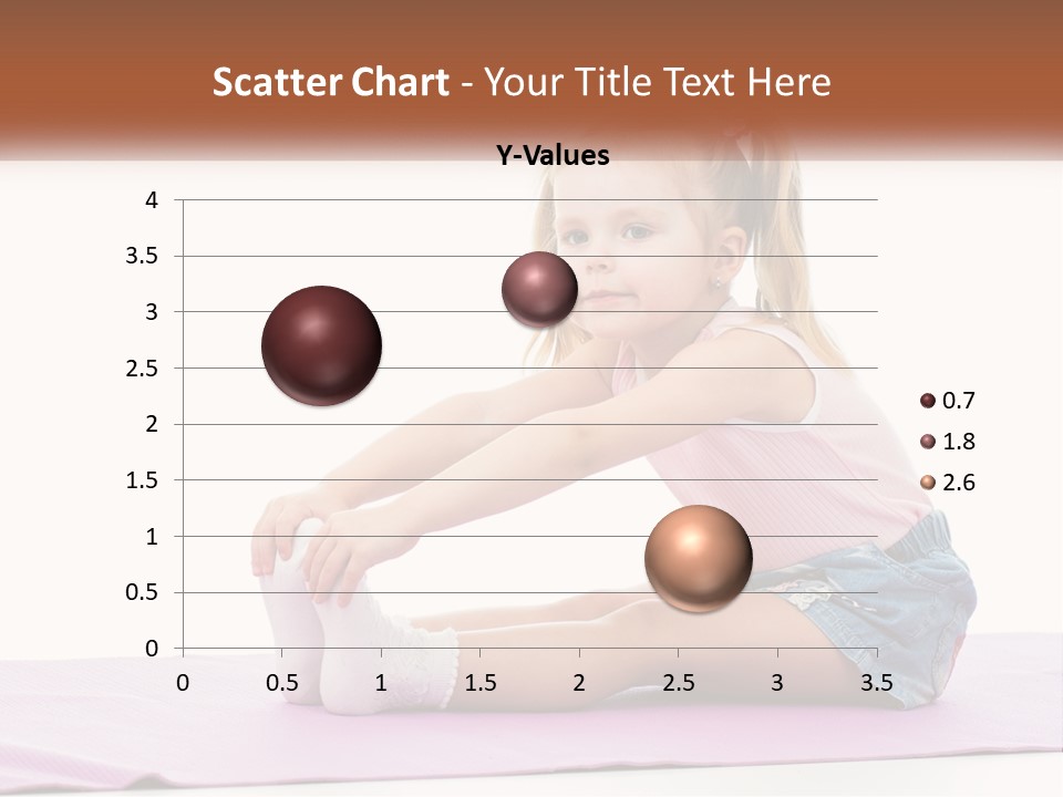 A Little Girl Sitting On A Mat With Her Feet On The Ground PowerPoint Template